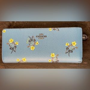 Coach flora print wallet
